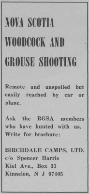 1st Ad RGSA magazine June 1968